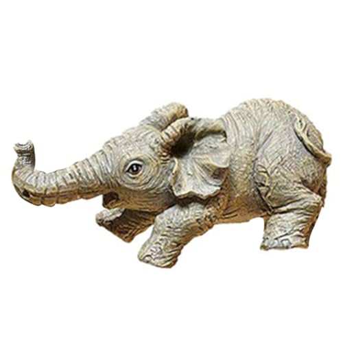 Décorations de table éléphant : lot de 3 figurines suspendues maison - 3