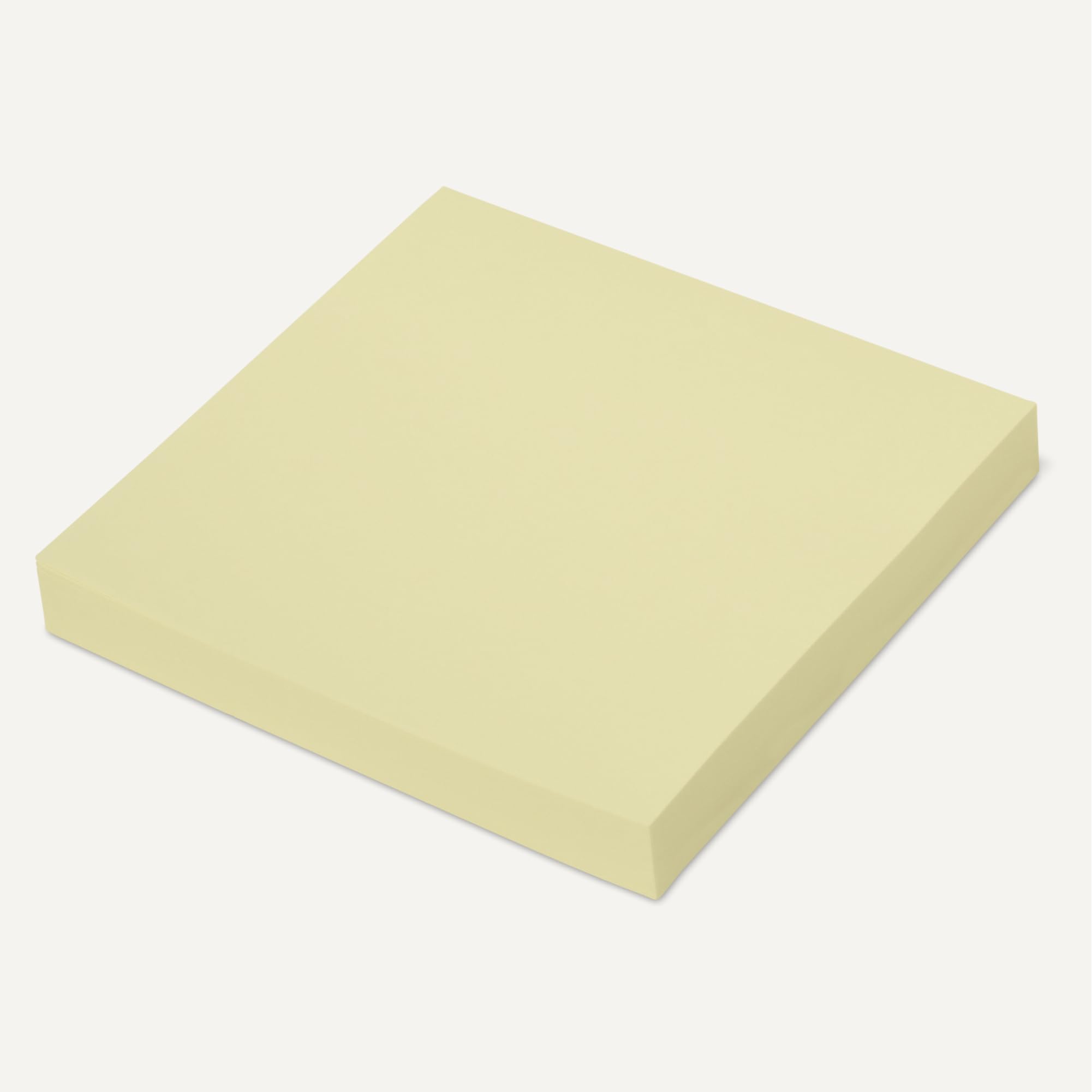 Amazon Basics Cuadrado Notas adhesivas, blocs autoadhesivos, Paquete de 5, 7.6 x 7.6 cm, Amarillo