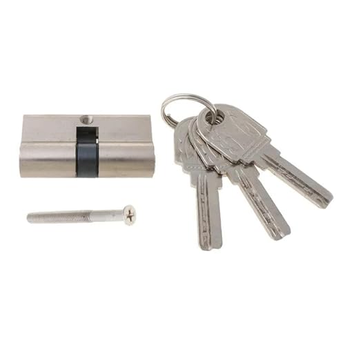 Barrel Lock Door Barrel Lock Anti-Theft Cylinder with Keys Single Open for Wooden Doors(90mm)