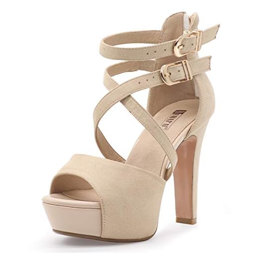 Fashionable Women's High Chunky Heels Sandals