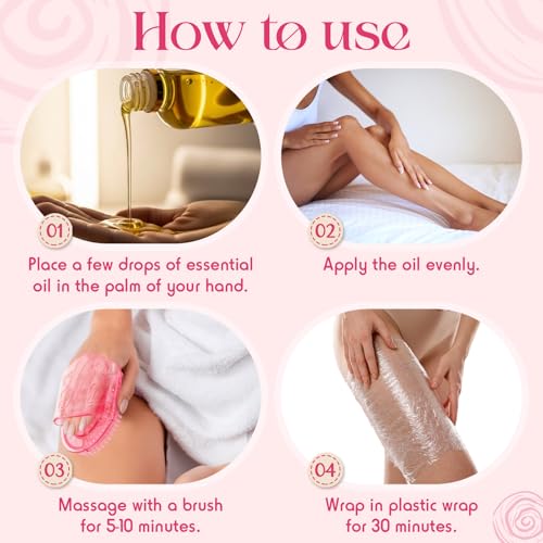 Acellegic 2 Pcs Meridian Massage Brush Magnetic Full Body Meridian Brush Beauty Salon Massage Tools for Full Body SPA Massager Relaxation(Pink)