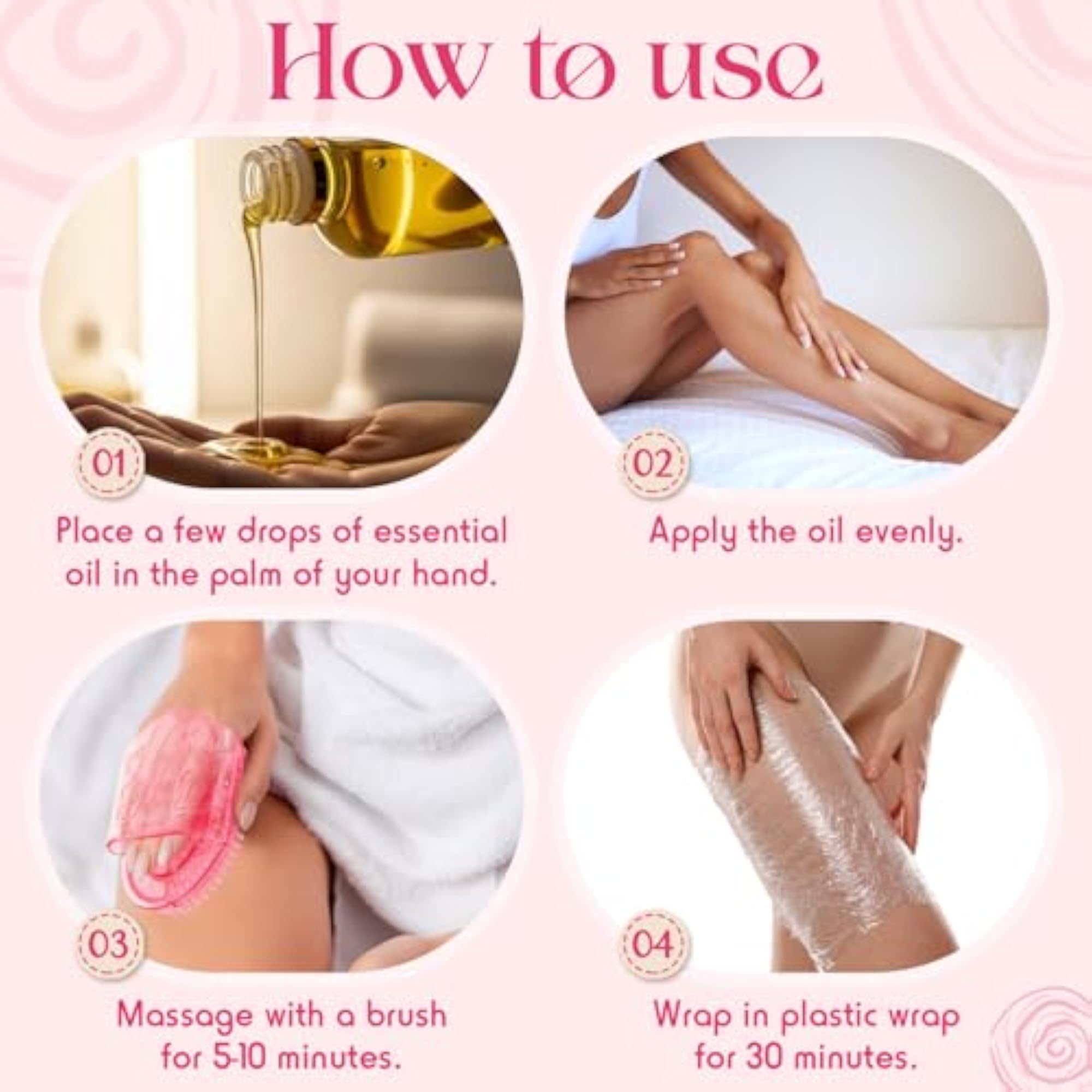 2 Pcs Meridian Massage Brush Set for Full Body Relaxation