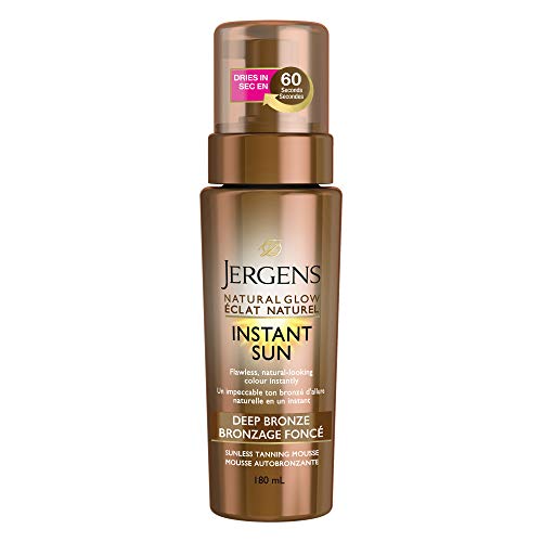 Jergens - Jergens Natural Glow Instant Sun Sunless Tanning Mousse - Deep Bronze, 180 mL