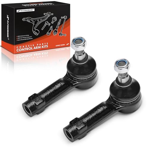 A-Premium 2 x Front Outer Tie Rod Ends, Compatible with Hyundai Genesis Coupe 2010-2016 Coupe 2-Door