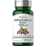 Piping Rock Sarsaparilla Root Capsules 1000mg | 120 Count | Concentrated Herb Extract | Non-GMO, Gluten Free Supplement