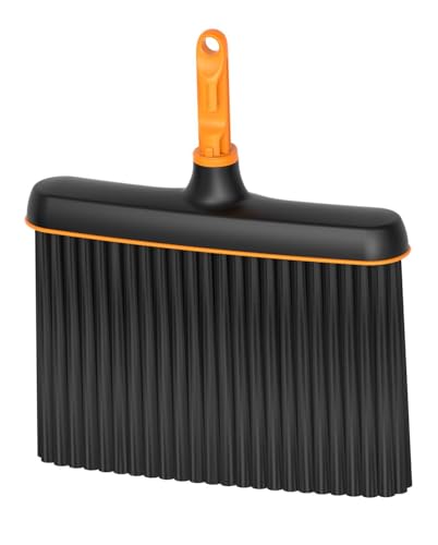 Fiskars OneClick Kehrbesen, Schwarz/Orange