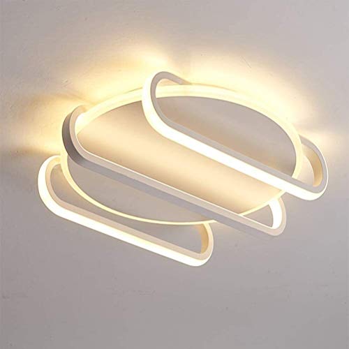 Plafonnier LED dimmable contre la fatigue visuelle, lampe télécommandée 20 pouces - 4