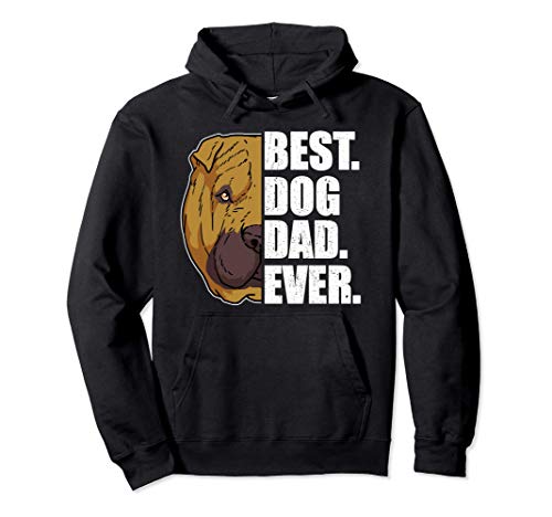Best Dog Dad Ever Shar Pei Perros Regalo Sudadera con Capucha