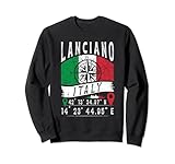 Festeggia Lanciano, Italia con questo design italiano con le coordinate GPS di Lanciano e la bandiera italiana. Mostra la tua origine, luogo di nascita o prossima destinazione di vacanza!