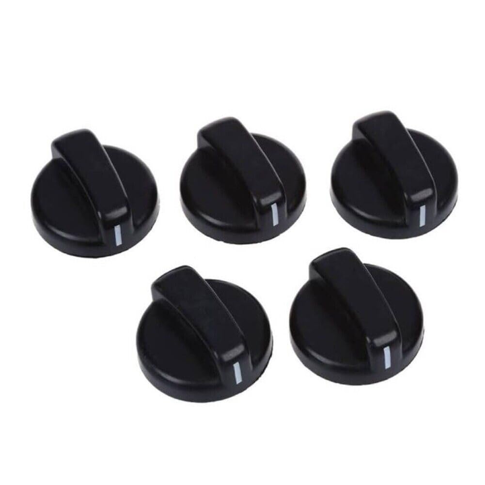 SPARES2GO Pomello In Vetro Per Coperchio Di Pentole A Riso Mayer - Universale, Nero, Con Gonna Di Sicurezza