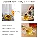 Gokyvei 200Pcs Tea Filter Bags, Disposable Tea Filter Bags for Loose Leaf Tea from Safe Natural Materials, Empty Tea Bags Suitable for Loose-Leaf Tea, Coffee, Spices, Herbs (3.54 x 2.75 inch)