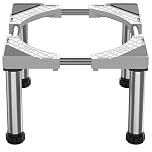 DEWEL Base for Fridge Base, Height 28-31CM, Adjustable Base for Dishwasher, Freezer, Kitchen Cabinet and Static Household Appliances 43-67CM with 4 Sturdy Feet, White