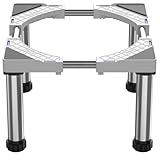 DEWEL Untergestell für Kühlschrank Sockel Höhe 28-31cm Verstellbare Sockel für spülmaschine Gefriertruhe Gefrierschrank Küchenschrank und Statische Haushalts Geräte (Einstellbare 45-67cm)
