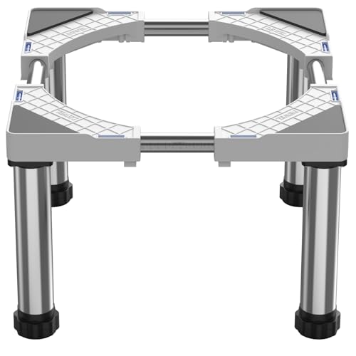 DEWEL Untergestell für Kühlschrank Sockel Höhe 28-31cm Verstellbare Sockel für spülmaschine Gefriertruhe Gefrierschrank Küchenschrank und Statische Haushalts Geräte (Einstellbare 45-67cm)