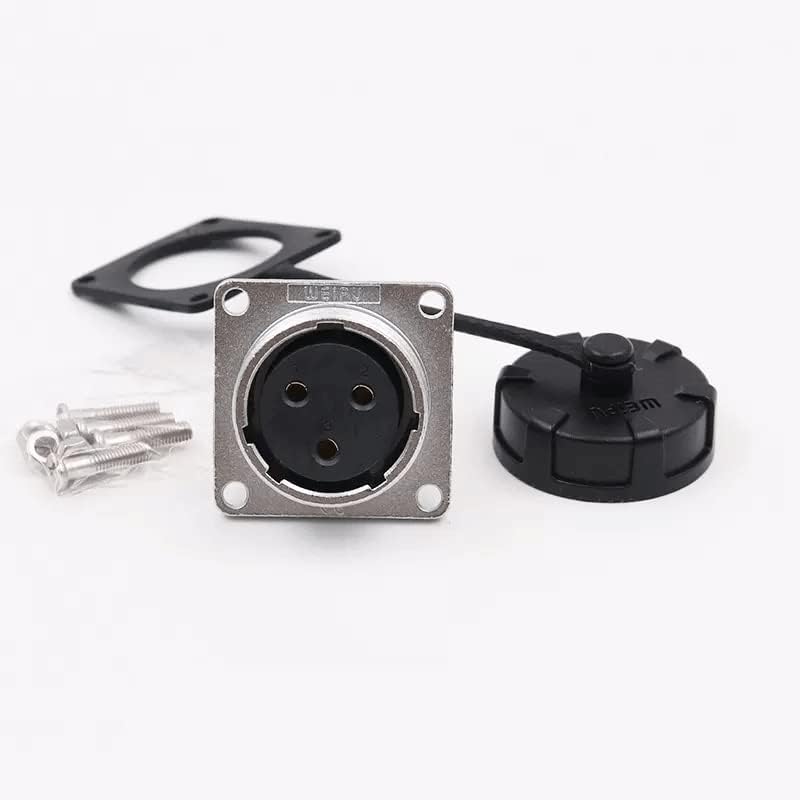 WS24 Industrial Connectors 3 pin Female Socket Power Connector (WS24, Z, 3pin