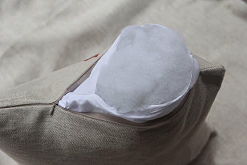 YTL Creative Fashion Cotton Linen Square Decorative Throw Pillow Cover Colored Drawing Red Base Reindeer 18 "X18 "