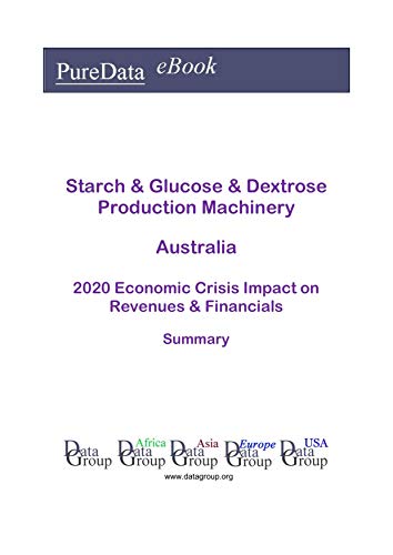 Starch & Glucose & Dextrose Production Machinery Australia Summary: 2020 Economic Crisis Impact on R