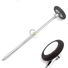 G.S BABINSKI NEUROLOGICAL Reflex Hammer with Built-in Brush for CUTANEOUS and Superficial RESPONSES - Black