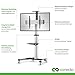 conecto TV Ständer Standfuß rollbar 37-70 Zoll für viele Fernseher/Monitore I Mit Rollen höhenverstellbar/schwenkbar... I Modell LM-FS02G