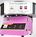 VIVO Pink 1030W Electric Cotton Candy Machine, Commercial Candy Floss Maker, 20 inch Stainless Steel Bowl with Sugar Scoop, Easy Home Use, CANDY-V001