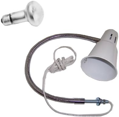 2 sets Sewing Machine gooseneck Lamp + 110V light bulb, with 21" Bendable gooseneck (no plug)