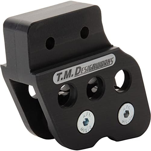 T.M Design Works CHAIN GUIDE W/POWERLIP ROLLERS Frame Accessories Rear Chain Guide with Powerlip Rollers BLK MULTIPLE APP'S SEE APP SCREEN - RCG-002-BK