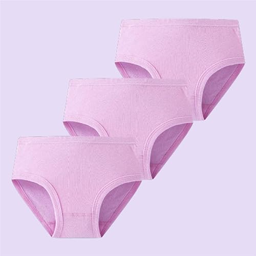 Generic Little Girl Solid Underwear Toddler 𝙿anties Big Kids Undies Soft Cotton Breathable Sports 𝙺𝚗ickers Pack of 33