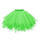 Gewicht: 200 g Gagacity Tüllrock Tutu Damen 50er Kurz Ballet Damenrock Unterkleid Ballett Tanzkleid Ballkleid Abendkleid Cosplay Karneval