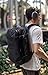 Vortex Vacuum Seal Travel Backpack 60L Expandable Air Compression System Water Resistant TSA Lock Carry-On Suitcase Luggage Black AERO - Vacuum Pump Included