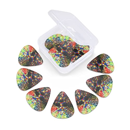 Lot de 12 médiators colorés en forme de tête de mort avec particules de poussière 3D pour guitare électrique, basse, acoustique, cadeau idéal pour les amateurs de guitare - Les Beatles, Paul McCartney, John Lennon, RIngo Starr, George Harrison Lot de 12 médiators colorés en forme de tête de mort avec particules de poussière 3D pour guitare électrique, basse, acoustique, cadeau idéal pour les amateurs de guitare – Image 4