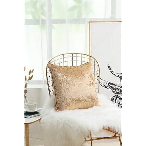 Soft Crushed Velvet Cushions for Home Decor Cover