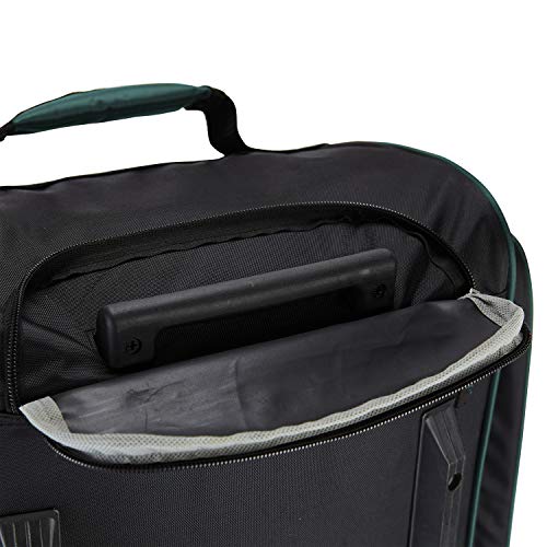 Image of Travelers Club Luggage Rolling Duffel, Teal, 30 inch, Teal, 30 inch, Rolling Duffel