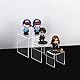 Boxalls 2 Set Acryl Display Risers, Klare Produktstände für Sammlungen, Schmuck Display Riser Regal Showcase für Cupcake Candy Dessert Tischdekorationen