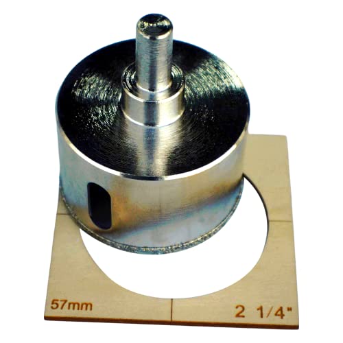 2 1/4" Diamond Hole Saw for Tile and Glass