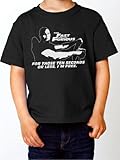  BIGTIME.de Kinder T-Shirt Vin Diesel Fast & Furious Kultfilm Shirt schwarz E40-kids Gr. 104