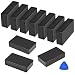 ATPWONZ 10 Pieces Plastic Waterproof Boxes Junction Case Electronics Project Enclosure Compatible with Electronic Project (3.94 × 2.36 × 0.98 Inches) Black