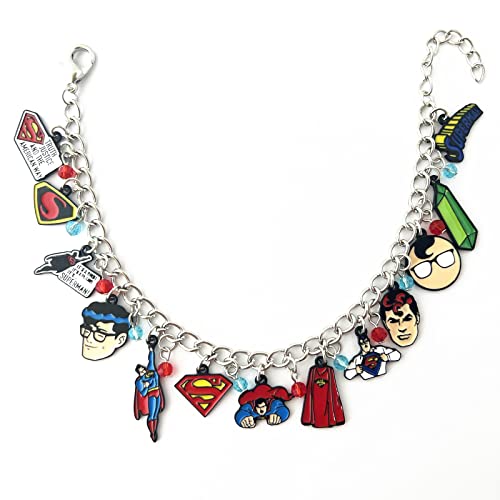 STKTFKK Charm Bracelet Superhero Bracelet for Men Woman2