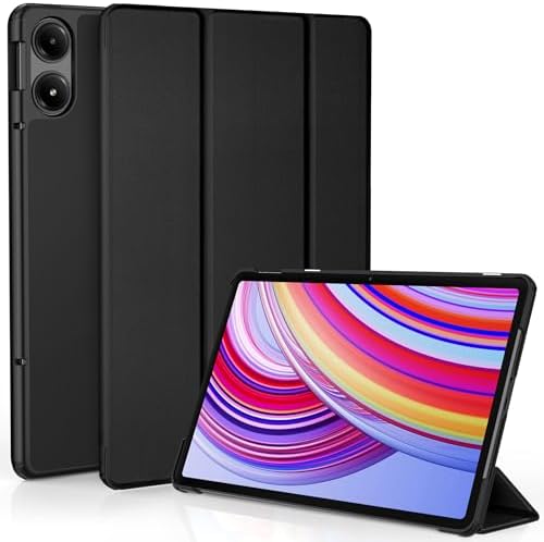 EasyAcc Hoes voor Redmi Pad Pro 12.1 / Xiaomi Poco Pad 12.1 2024, Beschermhoes Ultradunne PU Leder met Standfunctie en Auto Wachten/Slapen Hoes (Meerblauw EasyAcc Hoes voor Redmi Pad Pro 12.1 / Xiaomi Poco Pad 12.1 2024, Beschermhoes Ultradunne PU Leder met Standfunctie en Auto Wachten/Slapen Hoes (Meerblauw