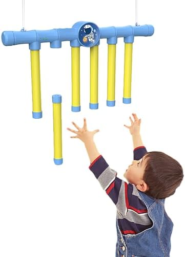 Catching Sticks Sensory Toy, 3 Level Falling Speed Adjustable Catching Sticks Game Toy, Reaction Training Toy with Music, Improve Agility & Hand-Eye Coordination Educational Activity Toy