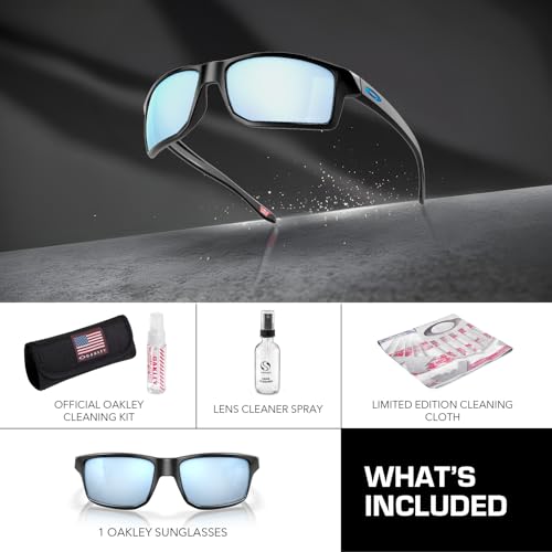 Image of Oakley GIBSTON OO9449 Rectangle Shape Sunglasses With Official Eyewear Kit | Men's Sunglasses