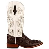 Ferrini Italia Womens Rancher Print Embroidered Square Toe Dress Boots Mid Calf Low Heel 1-2