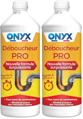 Onyx - Déboucheur Canalisation Professionnel - Formule Professionnelle & Surpuissante - Rapide et...