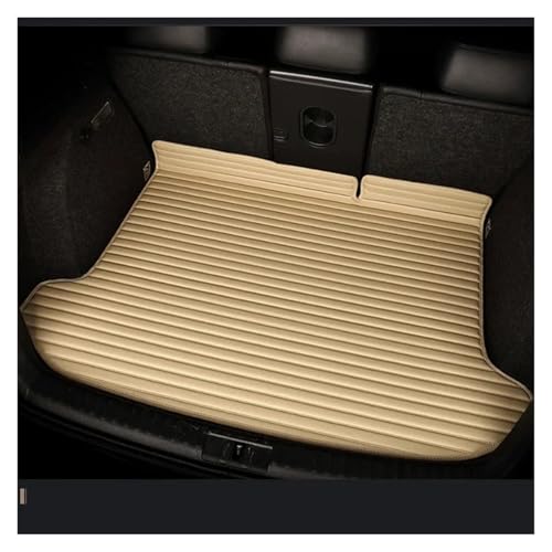 Tapis de coffre Citroën C3 Shine 17-19 en cuir beige haute finition couverture totale