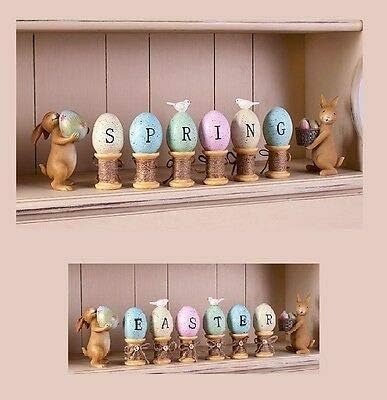 8-Pc. Bunny and Egg Figurines