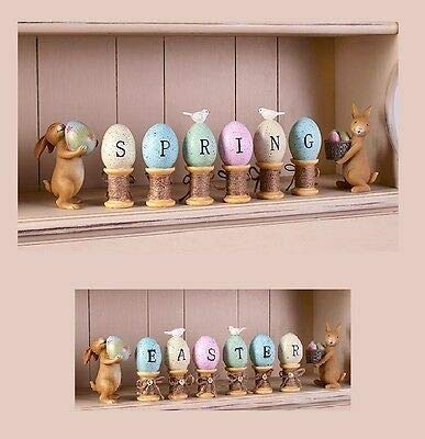 8-Pc. Bunny and Egg Figurines