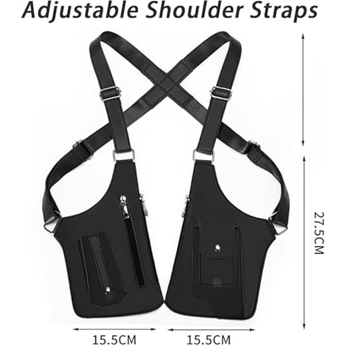 Sac de cuir réglable d'aisselle homme idéal pour vos déplacements - 6