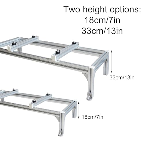 Universelle Metallhalterung für Mini- Split- Klimaanlagen mit stoßdämpfenden Pads, Halterung für Klimaanlagen, einlagige Montagehalterung (37x20x7 Zoll)-5