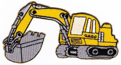 Backhoe Digger Tractor Patches embroidered iron on patch