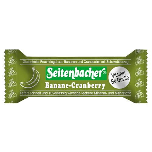 Energieriegel Seitenbacher Banane-Cranberry Riegel, 12er Pack