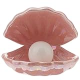 DECHOUS Pearl Night Light, Shell Pearl Night Light Mermaid Decoration Shell Night Lamp Christmas Nig